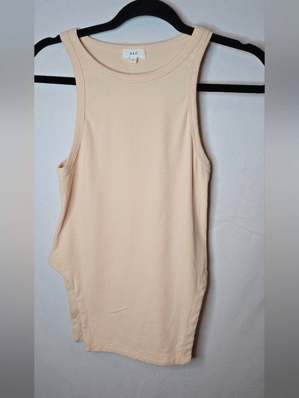 A.L.C. Sleeveless Slim Peach Tank Top Women's Small